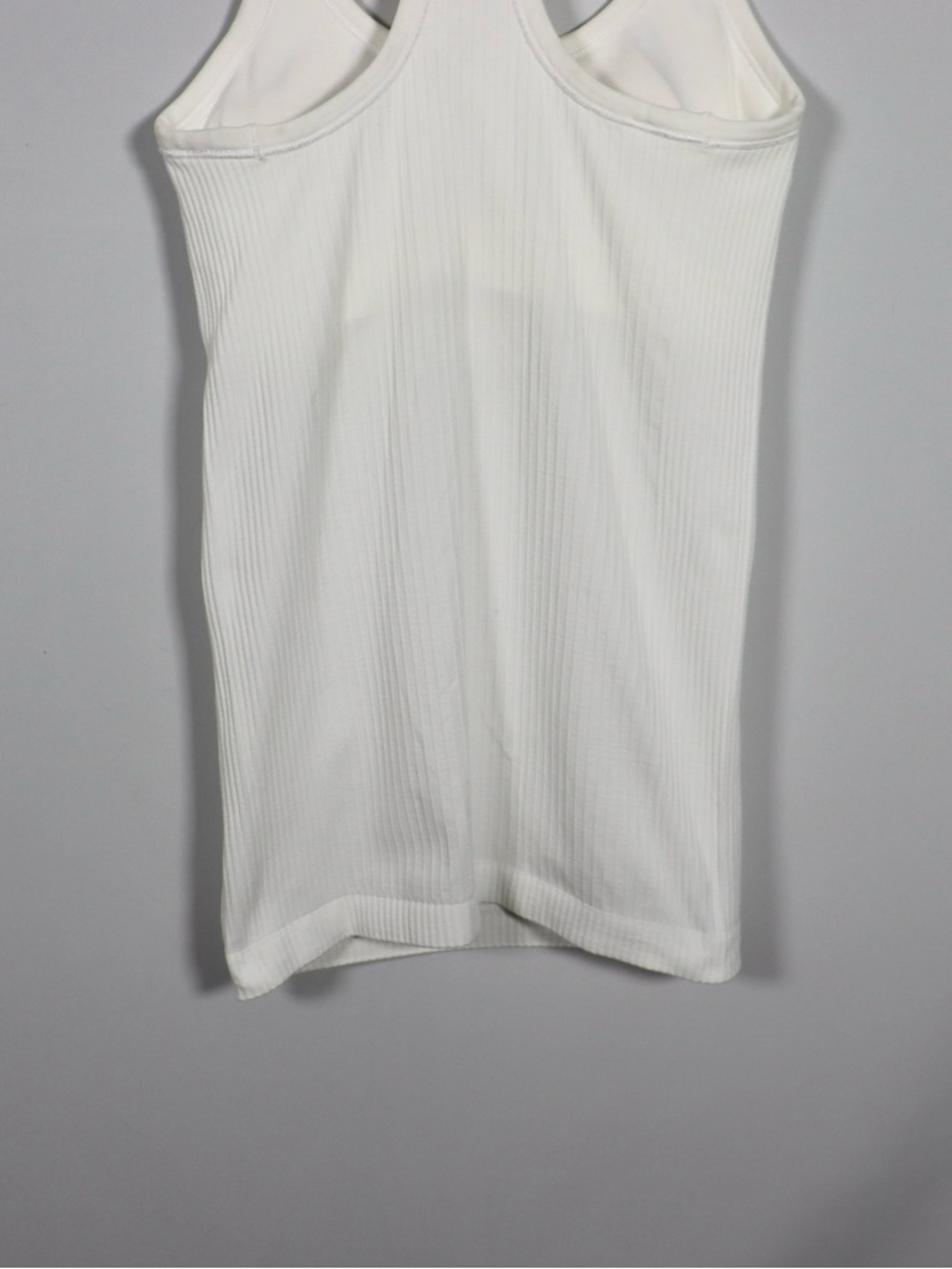lululemon athletica White Ribbed Racerback Tank - Picture 6 of 7